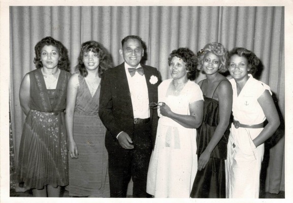 Elise and James O. Allen with daughters